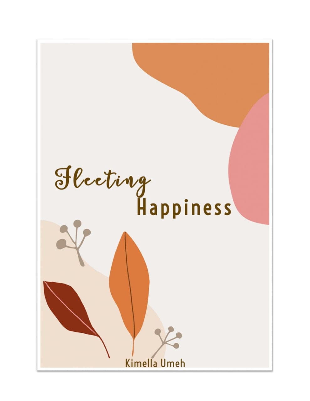 Fleeting Happiness poetry cover